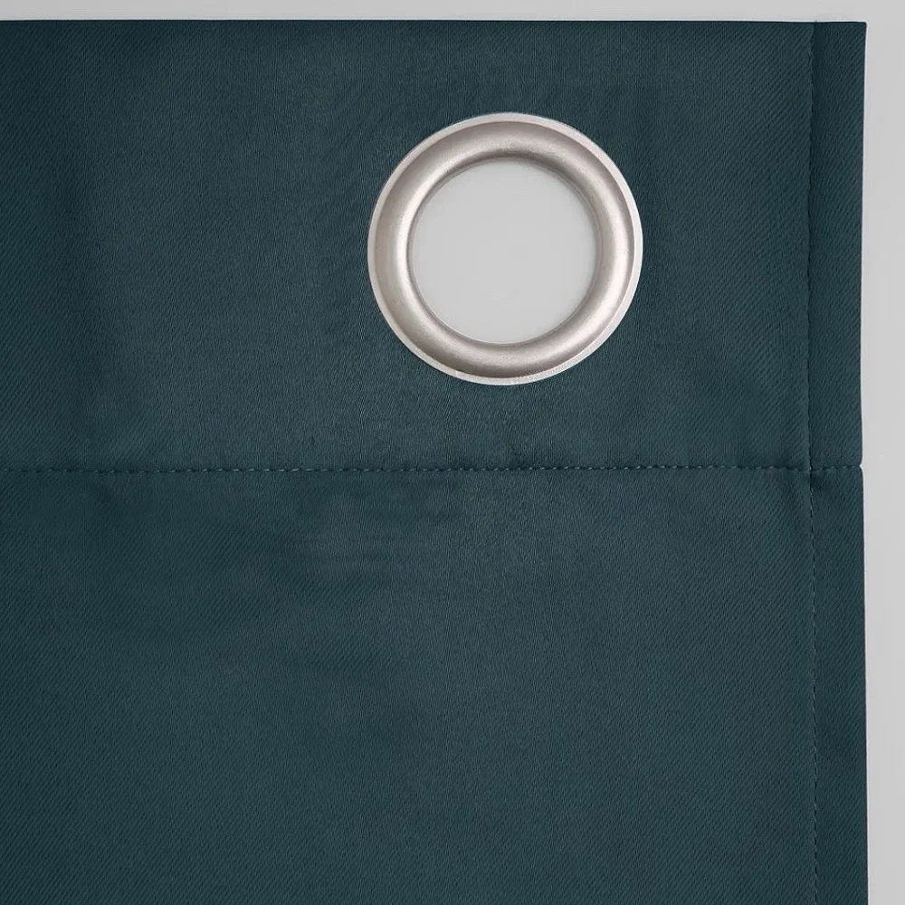 Sun Zero Easton Energy Saving Blackout Grommet Curtain Panel Teal Green 40